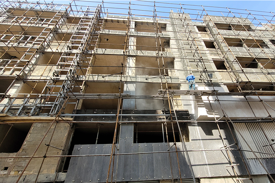 اجرای-نمای-ضلع-جنوبی-/-بلوک-13